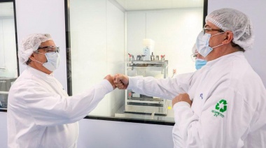 Alberto Fernández visitó el laboratorio mexicano que trabaja con Argentina en la vacuna