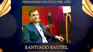 Santiago Sautel, CEO del grupo RealPolitik, ganó el Oscar del periodismo político