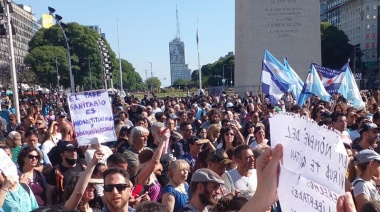 El sábado más de 10.000 personas se manifestaron en el Obelisco en contra del Pase Sanitario