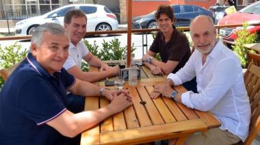 Juntos en Mar del Plata: Larreta se reunió con Santilli, Lousteau y Morales