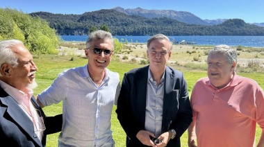 Reunión tripartita: Macri, Larreta y Pichetto juntos en La Patagonia