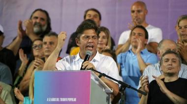 ¡No está proscripta, ya que puede ser candidata este año! Axel Kicillof aseguró que el pueblo no permitirá que CFK sea “proscripta”