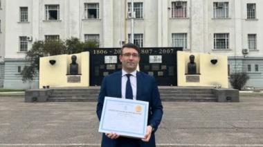 Diego Migliorisi recibió el premio Manuel Belgrano 2023