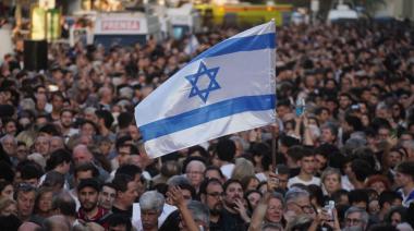 Atentado terrorista contra Israel: una multitud se movilizó para repudiar a Hamás