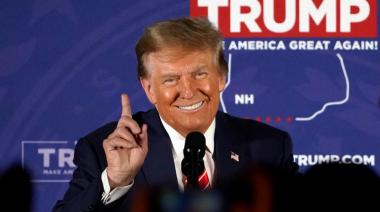 Se viene Trump: ahora también se impuso en las primarias republicanas de Nueva Hampshire