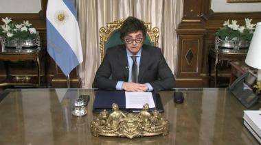 Javier Milei advirtió que si no se aprueba la Ley Ómnibus el Pacto de Mayo no tiene sentido