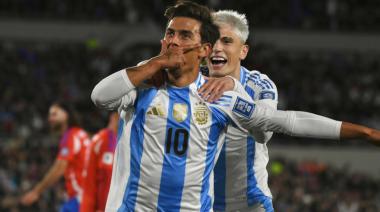 Scaloneta Monumental: goleó 3 a 0 a Chile y Argentina es el único puntero de las Eliminatorias Sudamericanas
