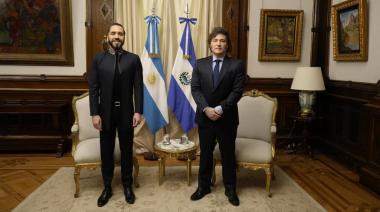 Nayib Bukele en Argentina: el presidente de El Salvador fue recibido por Javier Milei