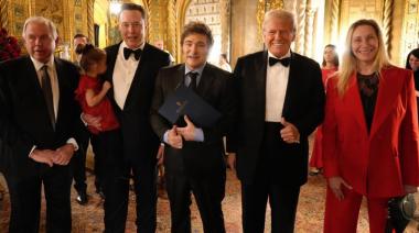 Milei viajó y se encontró con Trump: en su discurso, dijo que "el mundo es mucho mejor porque soplan vientos de libertad"