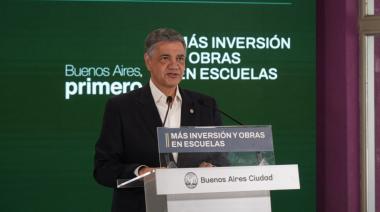 Inversiones y obras en escuelas de la Ciudad: así lo anuncio el jefe de Gobierno porteño, Jorge Macri