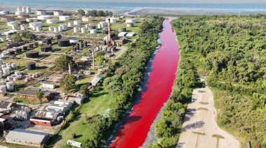 Avellaneda se tiñó de rojo y no por Independiente: el arroyo Sarandí sufrió una contaminación por varios desechos químicos provenientes de un depósito