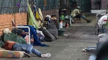¡Alarmante! En dos años, creció un 55% la cantidad de personas en situación de calle