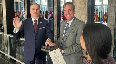 Peter Lamelas, embajador de Estados Unidos, aseguró “que las empresas estadounidenses están al borde de invertir una cantidad de capital sin precedente en Argentina”