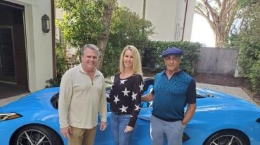 El Chevrolet Corvette de Sylvester Stallone llegó a la Argentina y ya rueda por Buenos Aires