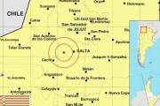 Un sismo de 4.6 sacudió a la provincia de Salta y repercutió también en Tucumán
