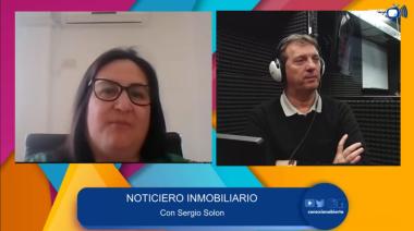 Mariela Amarilla, presidente del Colegio de Corredores Públicos Inmobiliarios de Misiones (CCPIM) en Noticiero Inmobiliario