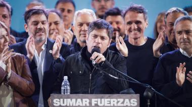 A partir de ahora, el que se la cree es Kicillof: brindó un discurso eufórico… Desdobló, ganó y hasta se reveló contra su jefa