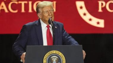 En Arizona, Donald Trump encabezó el multitudinario funeral de Charlie Kirk