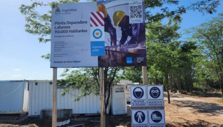 En La Matanza y en pleno año electoral, AYSA comenzó la construcción de la Planta Depuradora Laferrere