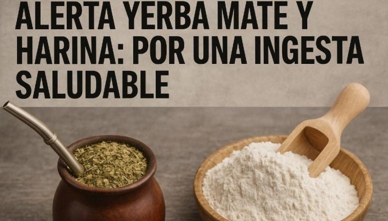 Alerta yerba mate y harina: por una ingesta saludable