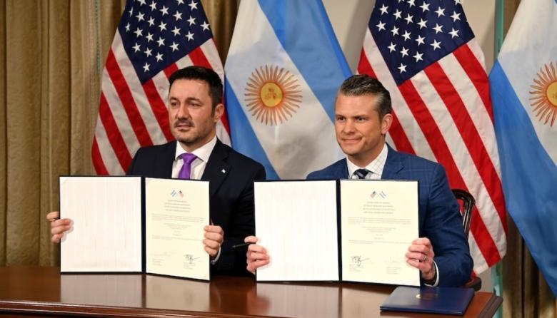 Acuerdo estratégico: Argentina y Estados Unidos firmaron un convenio para modernizar las Fuerzas Armadas