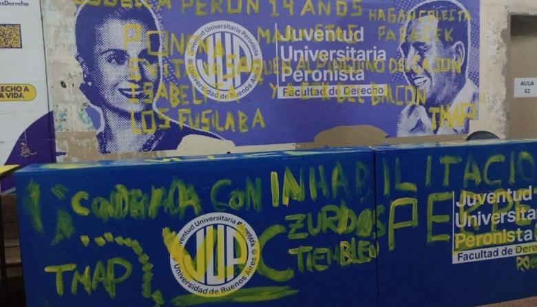 Violencia sin fin: a las piñas entre una agrupación libertaria y otra kirchnerista en la UBA