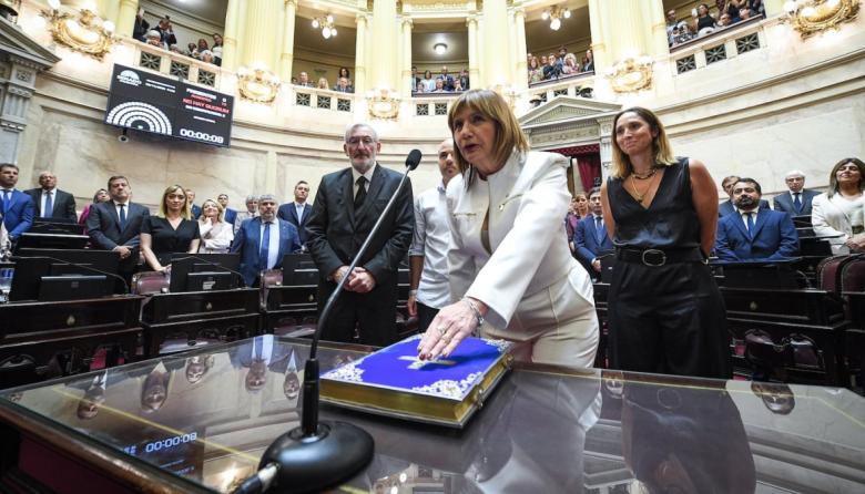 Jura en el Senado: primer encontronazo entre Bullrich y Villarruel