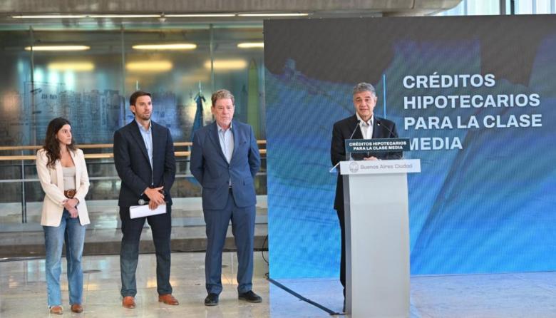 Jorge Macri anunció créditos hipotecarios para obtener la primera vivienda en la Ciudad de Bs. As