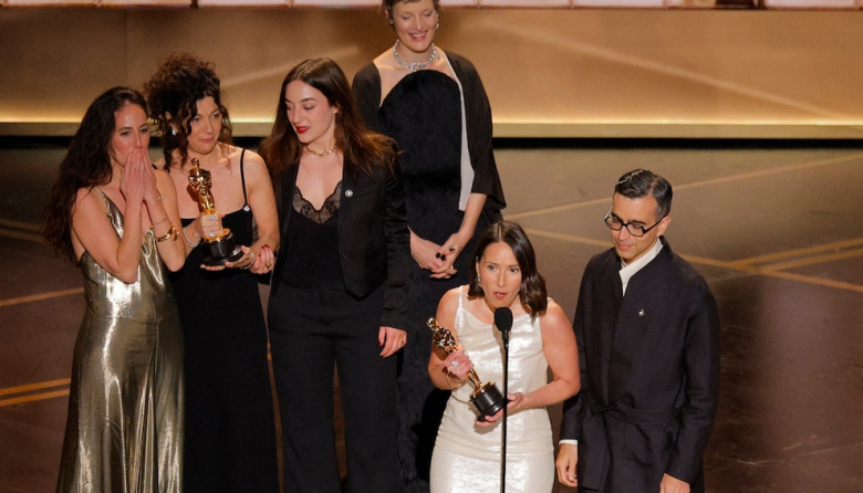 ¡Una argentina ganó el Oscar! Violeta Kreimer se alzó con la estatuilla gracias a su cortometraje de ficción “Dos personas intercambiando saliva”