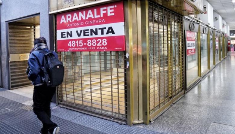 Un relevamiento indica que ya son casi 300 los locales comerciales sin actividad en la Ciudad de Buenos Aires