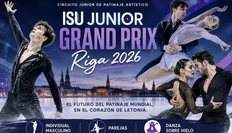 Finalizó el Junior Grand Prix de patinaje artístico sobre hielo en Riga