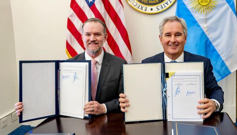Estados Unidos y Argentina firmarán hoy, un acuerdo de inversiones para infraestructura