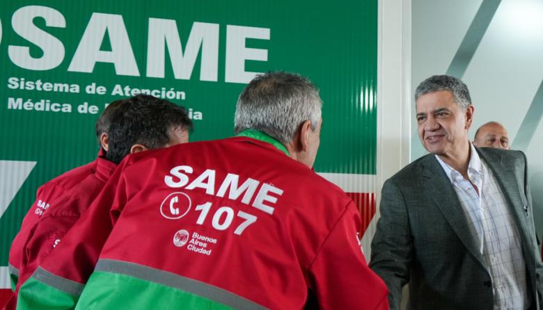 El Gobierno de la Ciudad inauguró una nueva base del SAME en Palermo