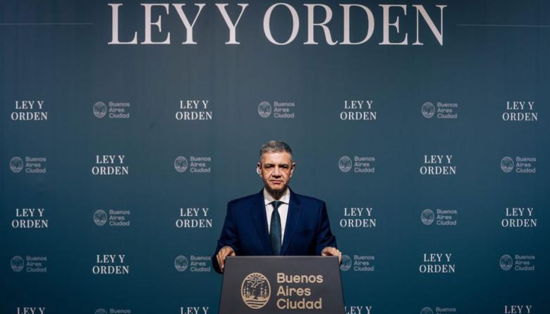 Ley y orden: el jefe de Gobierno de la Ciudad de Bs. As., Jorge Macri, anunció un proyecto para reformar el código contravencional