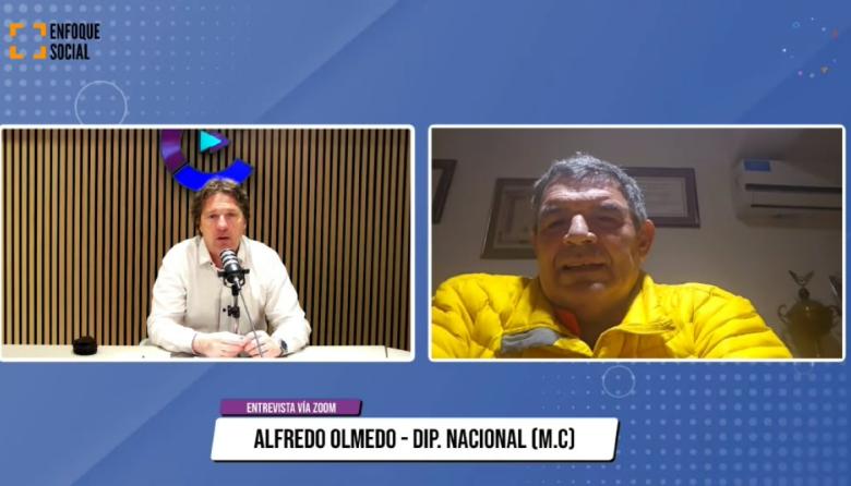 Alfredo Olmedo en Enfoque Social: “El rumbo del Gobierno de Milei es el correcto” y “personajes como Grabois venden violencia”