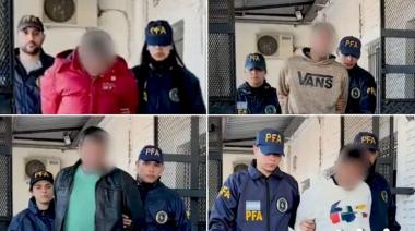 ¡Chorros, afuera! Con apoyo de fuerzas especiales del Ministerio de Seguridad, cinco delincuentes extranjeros con condenas fueron expulsados del país