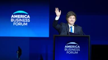 En el America Business Forum, Javier Milei elogió a Donald Trump e invitó a invertir en Argentina
