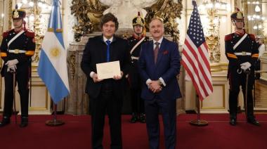 Antes de su próximo viaje para estar en un evento junto a Donald Trump y Lionel Messi, Javier Milei recibió al embajador de Estados Unidos, Peter Lamelas en la Rosada