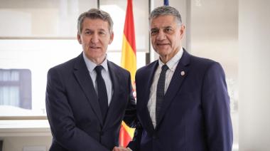 Jorge Macri se reunió, en Madrid, con el presidente del Partido Popular, Alberto Núñez Feijoó