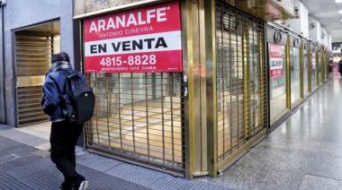 Un relevamiento indica que ya son casi 300 los locales comerciales sin actividad en la Ciudad de Buenos Aires