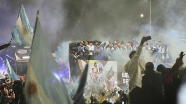 La Scaloneta: llegaron parte de los subcampeones del mundo y fueron recibidos por una multitud