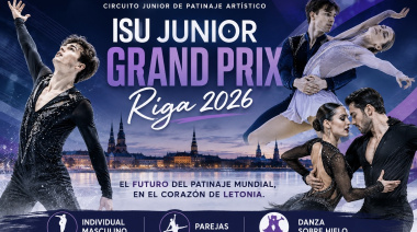 Finalizó el Junior Grand Prix de patinaje artístico sobre hielo en Riga