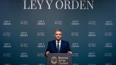 Ley y orden: el jefe de Gobierno de la Ciudad de Bs. As., Jorge Macri, anunció un proyecto para reformar el código contravencional