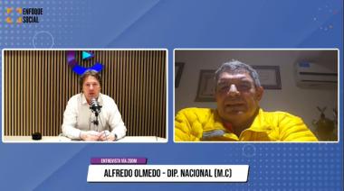 Alfredo Olmedo en Enfoque Social: “El rumbo del Gobierno de Milei es el correcto” y “personajes como Grabois venden violencia”