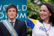 Javier Milei felicitó a Corina Machado por la obtención del Nobel de la Paz: “Ilumina al mundo peleando contra la narcodictadura de su país”