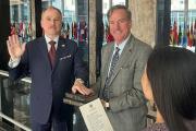 Peter Lamelas, embajador de Estados Unidos, aseguró “que las empresas estadounidenses están al borde de invertir una cantidad de capital sin precedente en Argentina”