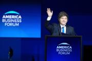 En el America Business Forum, Javier Milei elogió a Donald Trump e invitó a invertir en Argentina