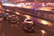 Temporal en el AMBA, no pronosticado como tal: cayeron 80 milímetros en una hora en Zona Norte y provocaron la inundación de un shopping y de la Panamericana con vehículos bajo agua