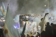 La Scaloneta: llegaron parte de los subcampeones del mundo y fueron recibidos por una multitud